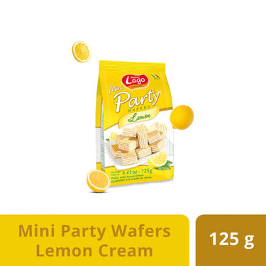 LAGO GASTONE-Mini Party Wafers-Lemon Cream-125g